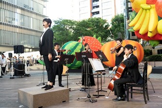 芸術祭会場での一夜限りの特別な演奏会　日本フィルハーモニーの豪華メンバーが贈る『暗闇が奏でるもの～ラジオ体操が誘う夜の幻想』を実施します